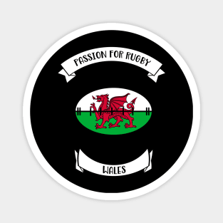 Wales rugby design Magnet